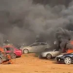 Hoodlums-attack-EndSARS-protesters-set-cars-ablaze-in-Abuja